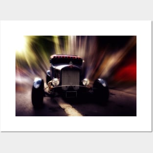 Hot Rod - colored Posters and Art